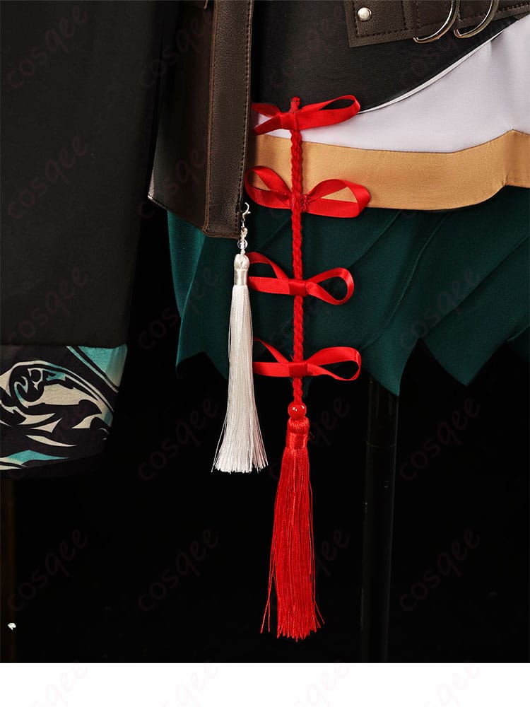 無期迷途 無患子 コスプレ衣装 腰間の流蘇装飾、繊細なディテールが確認できる