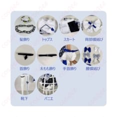 ホロライブ オーロ・クロニー ブライト衣装 コスプレ｜クールで端正、光沢が写真に強い一着 - 6枚目の画像（サムネイル）