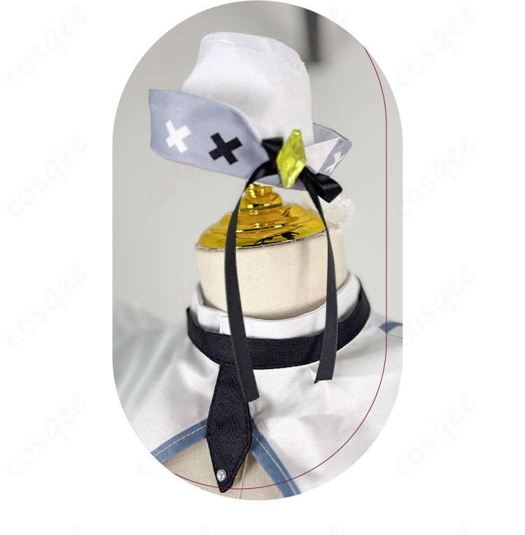 IRyS(アイリス)のブライト衣装に合わせた帽子の装飾ディテール。エレガントで個性的なデザイン。