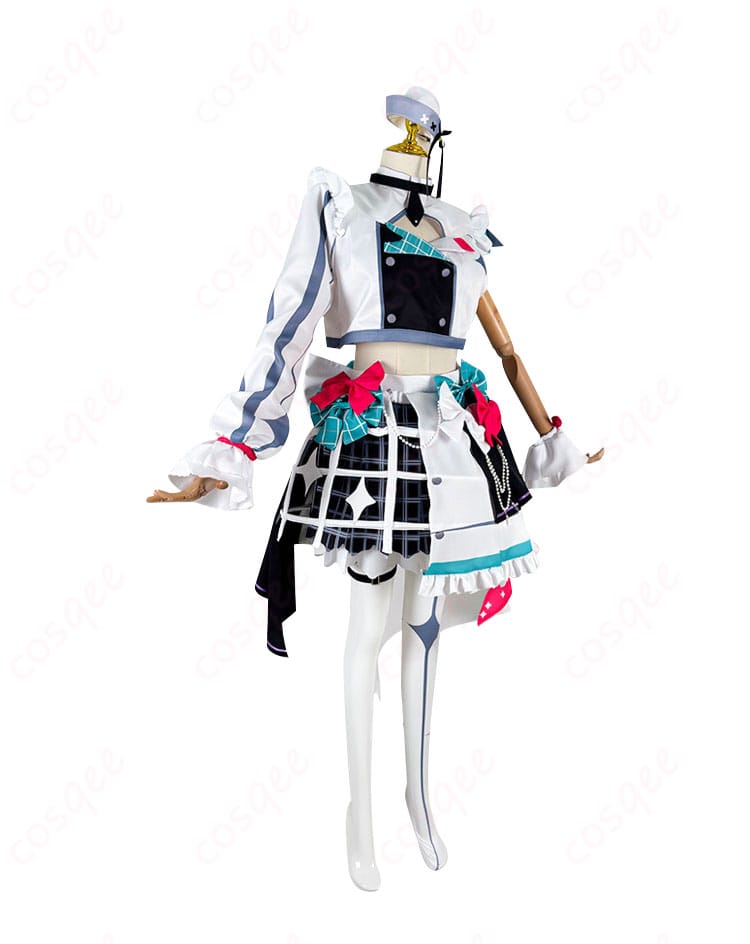 IRyS(アイリス)ブライト衣装の右側から見た画像。コスプレ衣装のディテールが見やすい角度。