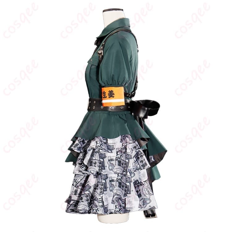 ガルクラ 海老塚智 コスプレ衣装 赤黒ストリート映えセットアップ・小物充実で即戦力 - 3枚目の画像