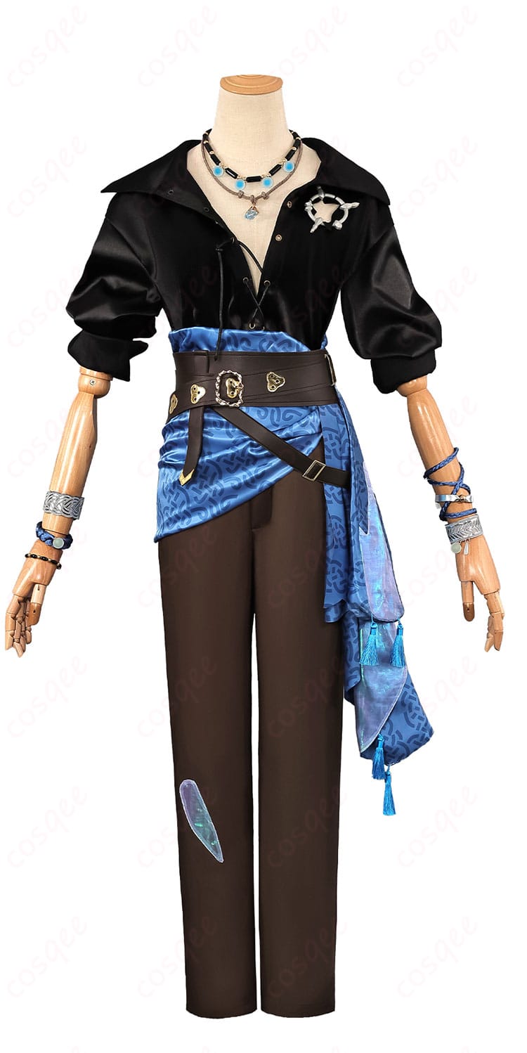 商品正面図 - 立体的でリアルなデザインの「淀みない理性」コスプレ衣装