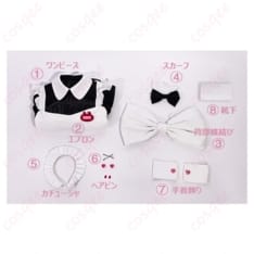 初音ミク ラビットホールの世界観を纏うメイド衣装｜軽やかな透け感で写真も可愛く - 5枚目の画像（サムネイル）