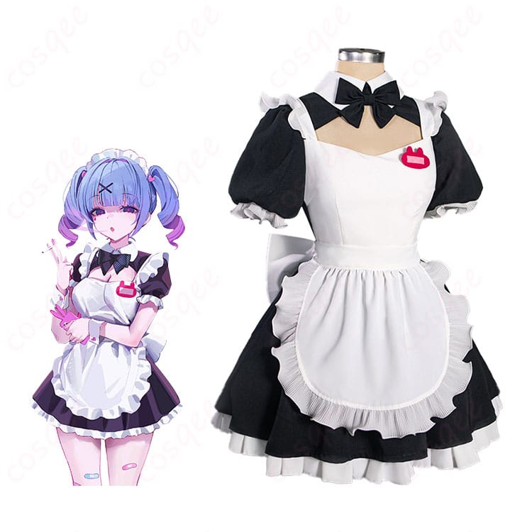 初音ミク ラビットホール メイド服 コスプレ衣装とキャラクターの融合イメージ。可愛いデザインで魅力的なコスプレ衣装。コスプレ通販にも最適。