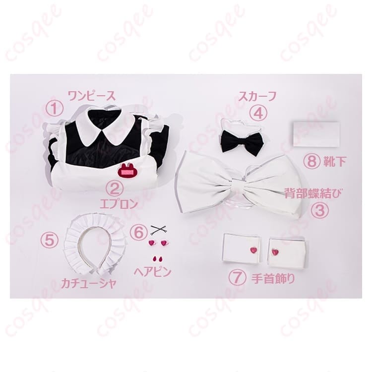 初音ミク ラビットホールの世界観を纏うメイド衣装｜軽やかな透け感で写真も可愛く - 5枚目の画像