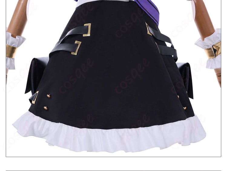 風楽奏斗コスプレ衣装のスカート装飾。リボンやフリルが可愛さを強調。