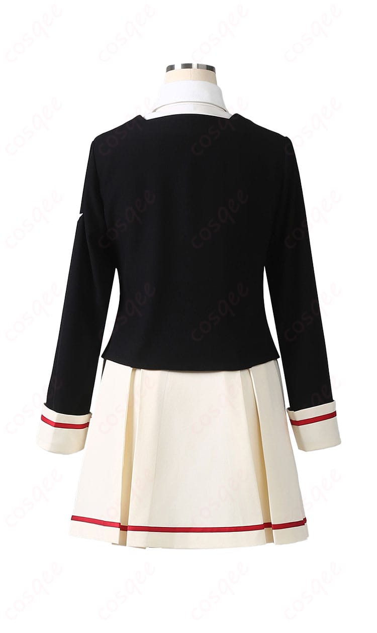 商品背面図 - カードキャプターさくら 木之本桜 制服 コスプレ衣装