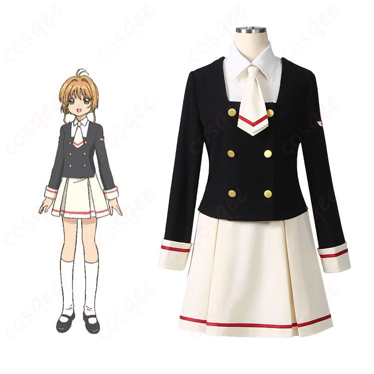 商品正面と木之本桜キャラクターの合わせ画像 - カードキャプターさくら コスプレ衣装