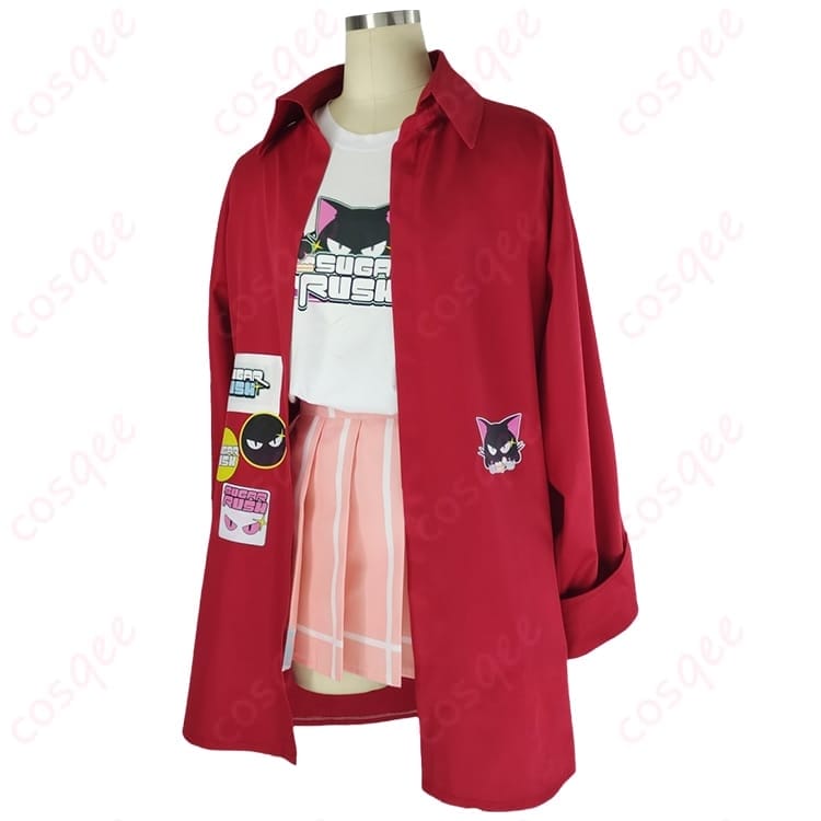 ブルーアーカイブ 伊原木ヨシミ バンド風コスプレ衣装 写真映えして動きやすいセット - 2枚目の画像