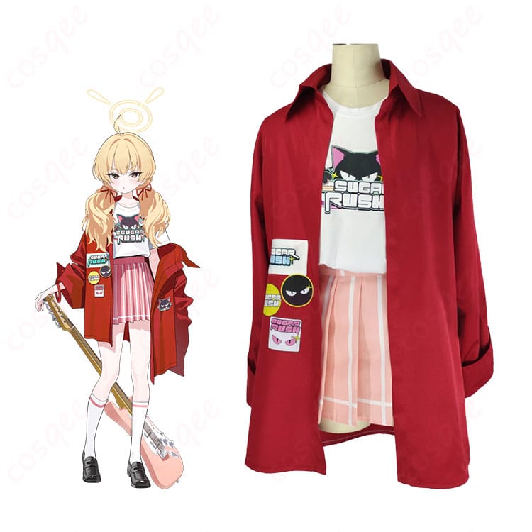 伊原木ヨシミ コスプレ衣装 バンド ブルーアーカイブ 役作り イメージ画像 コスプレ通販