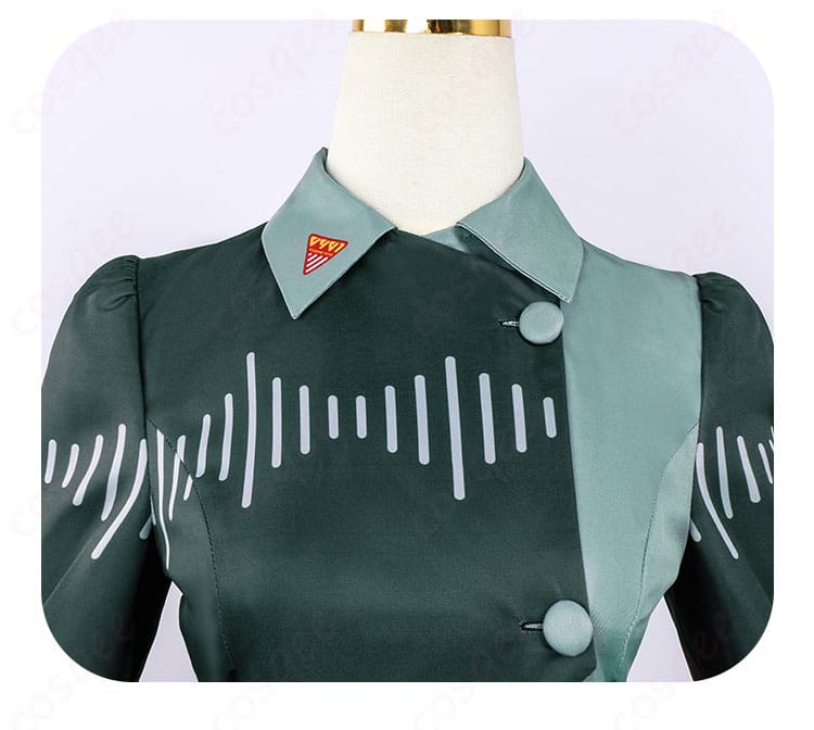 服装の領口装飾詳細 - 高品質な刺繍とデザイン