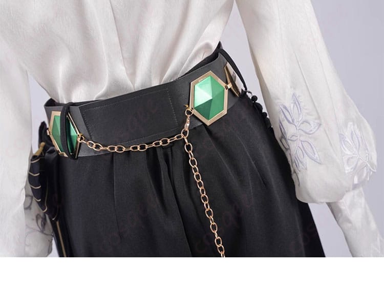 星街すいせい コスプレ衣装 腰帯装飾の詳細