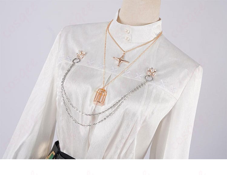 星街すいせい コスプレ衣装 衣襟装飾の詳細