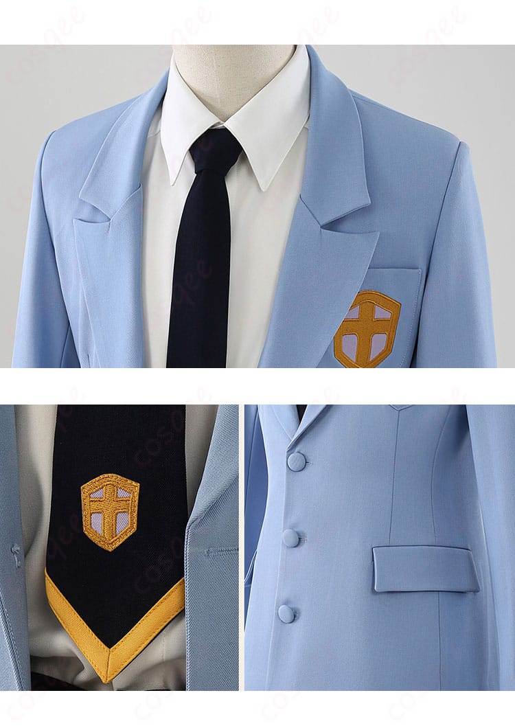 ネクタイと衣襟の装飾細部 カードキャプターさくら制服コスプレ衣装