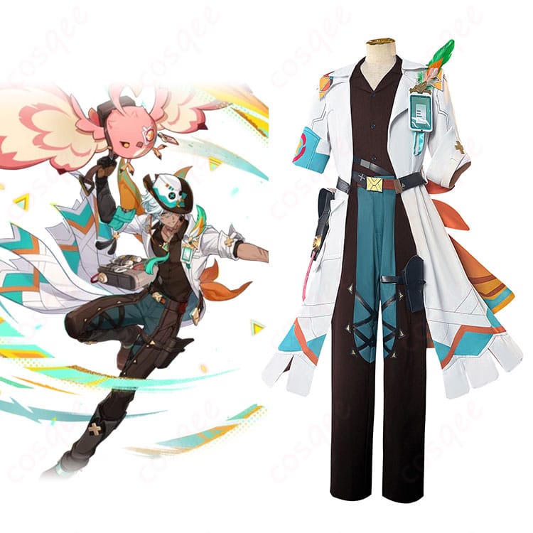 キャラクターと一緒に着用したイメージ。高忠実度再現のコスプレ衣装で、ゲームの魅力をそのまま表現。