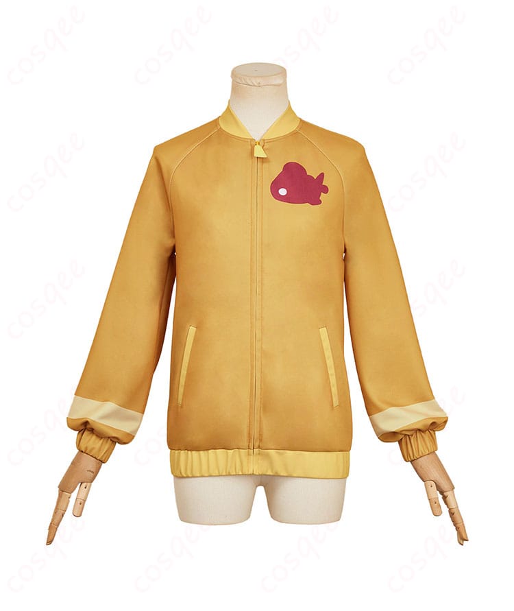 「機動戦士Gundam GQuuuuuuX アマテ・ユズリハ コスプレ衣装 コート」正面の写真。忠実再現されたコスプレ衣装のデザインが一目でわかります。