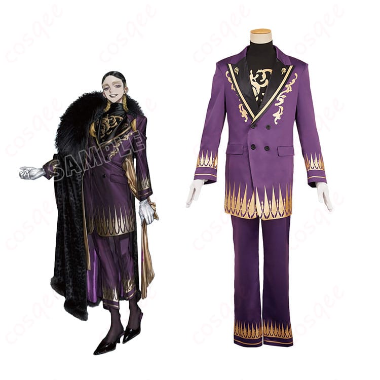 東京卍リベンジャーズ 灰谷蘭 コスプレ衣装 正面とキャラクターイメージの比較