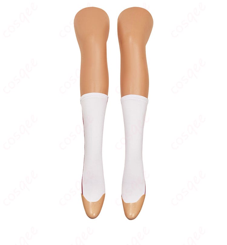 東京リベンジャーズ 三途春千夜 コスプレ衣装 靴下の正面ディテール。キャラクターにぴったりなデザイン。