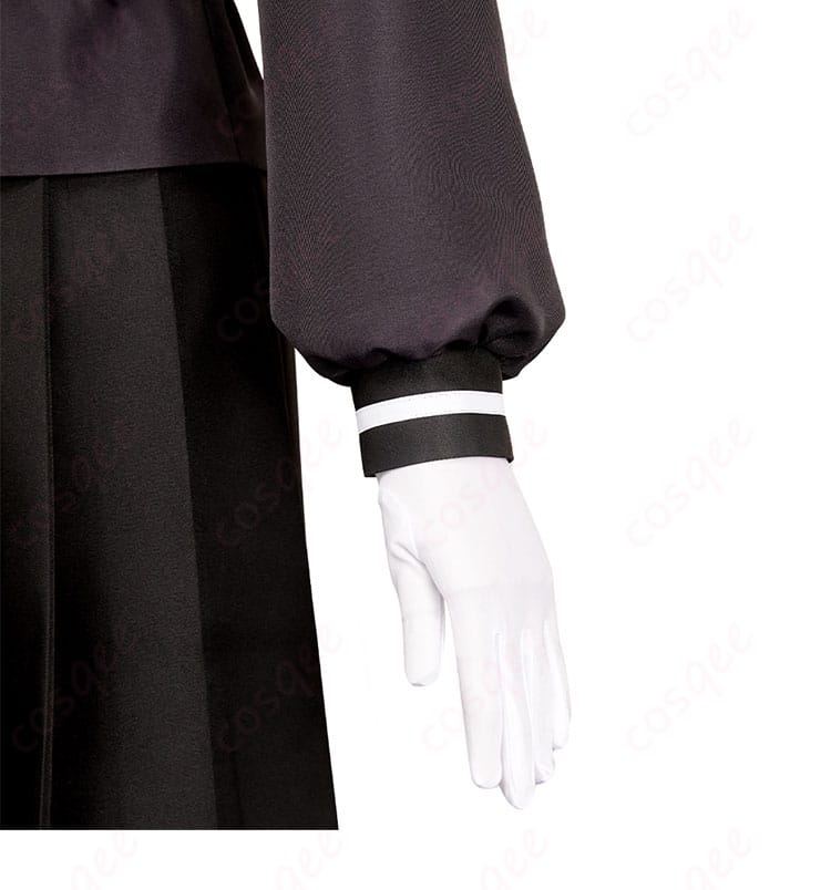 袖口の装飾の詳細 - 雫原比留子の袖口装飾、素晴らしい仕上げ