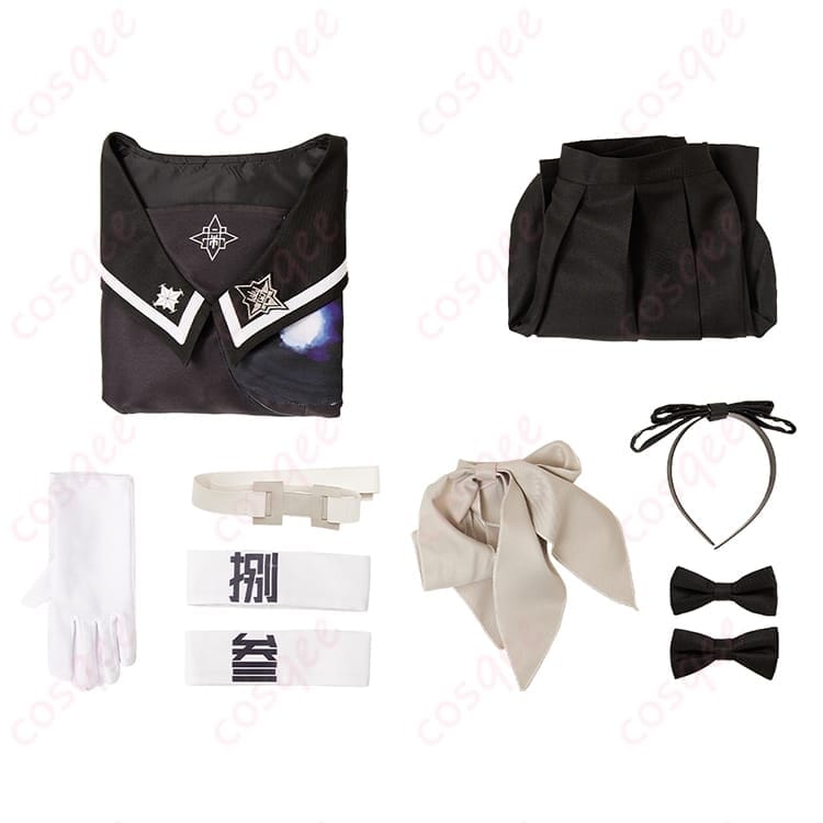 HUNDRED LINE 九十九過子の学園ミリタリーコーデを一式で再現しやすいコスプレ衣装 - 6枚目の画像