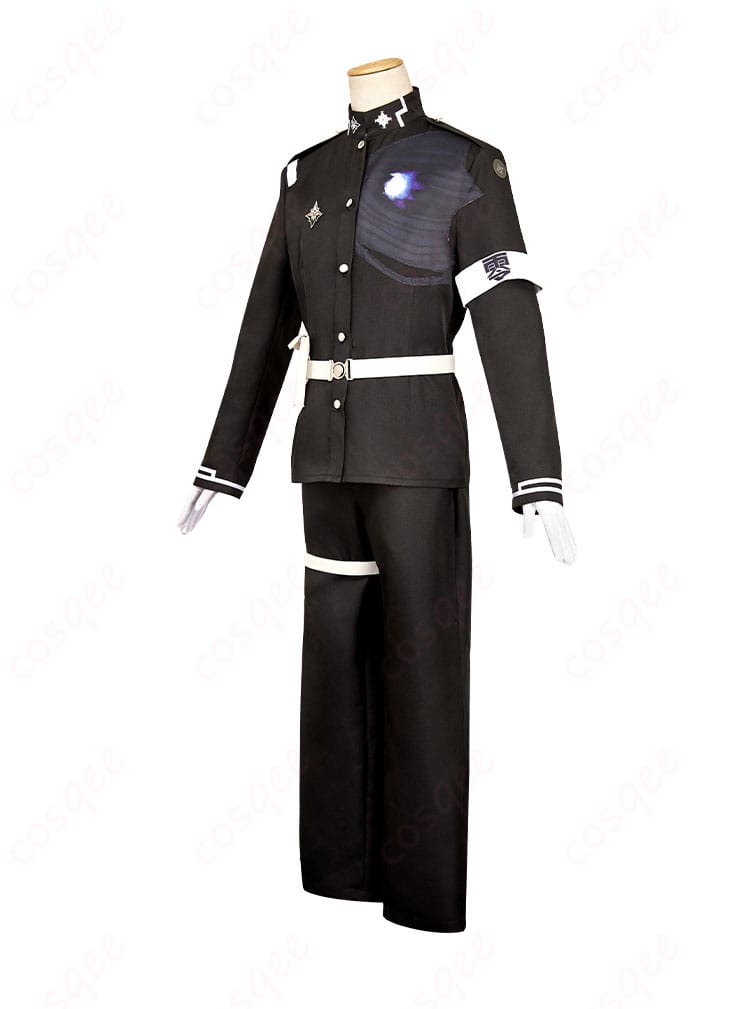 商品左側図、HUNDRED LINE -最終防衛学園- 澄野拓海 コスプレ衣装 | 両側から見るとわかるディテール