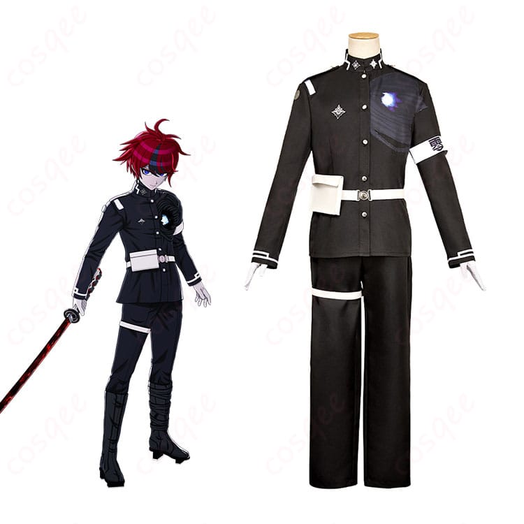 商品正面とキャラクター澄野拓海のコスプレ衣装の組み合わせ写真 | 高忠実再現、魅力的なディテール