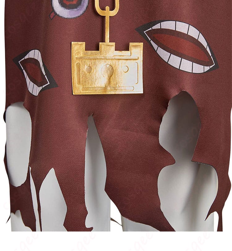 地縛少年花子くん 三葉惣助 コスプレ衣装の衣裾のデザイン詳細