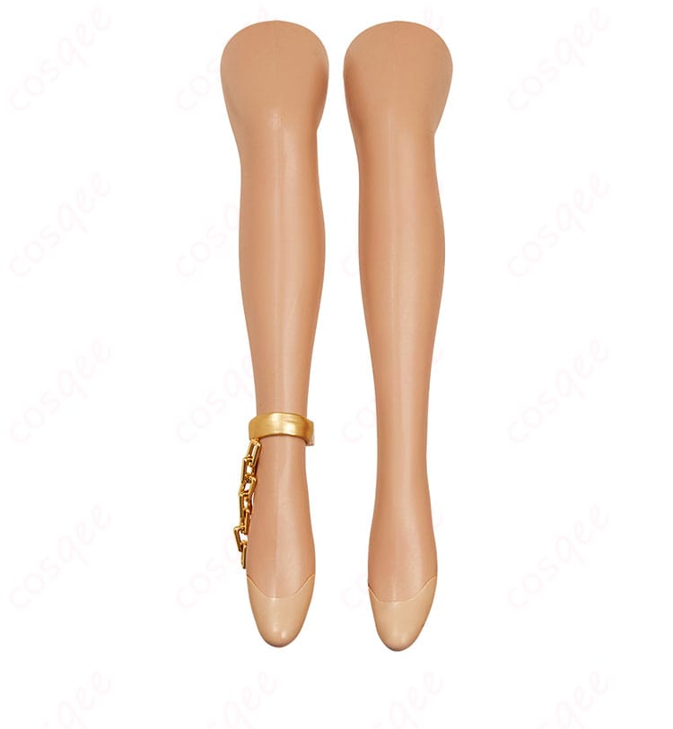 三葉惣助 コスプレ衣装の足飾りのデザイン詳細