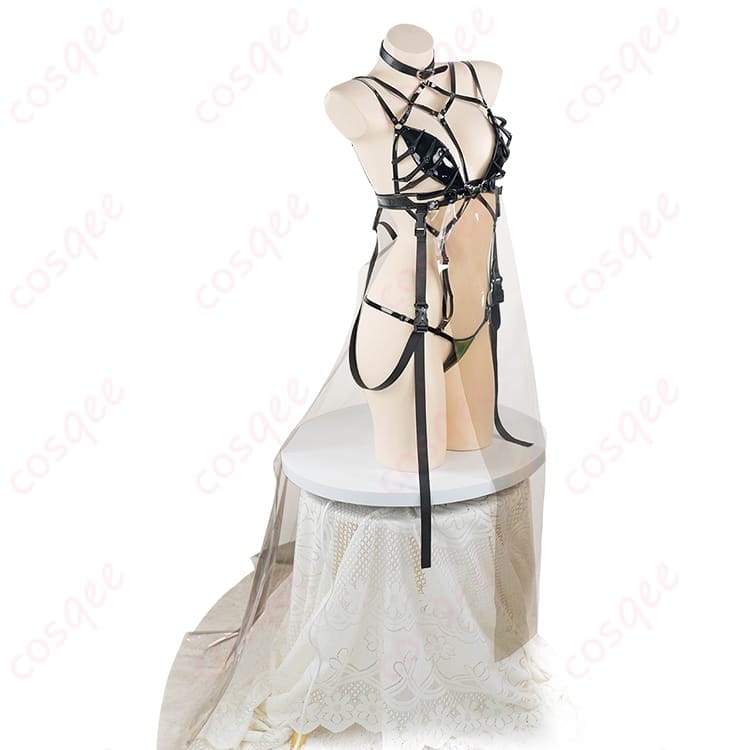 勝利の女神:NIKKE ミハラの近未来コーデを楽しむボンディングチェーン衣装 - 2枚目の画像