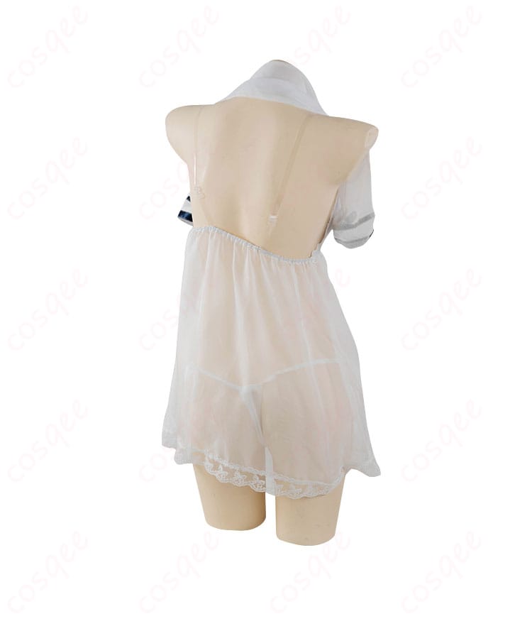 ヘルム コスプレ衣装 アフターシャワーの背面画像。細部までこだわったデザインで、コスプレイベントに最適。