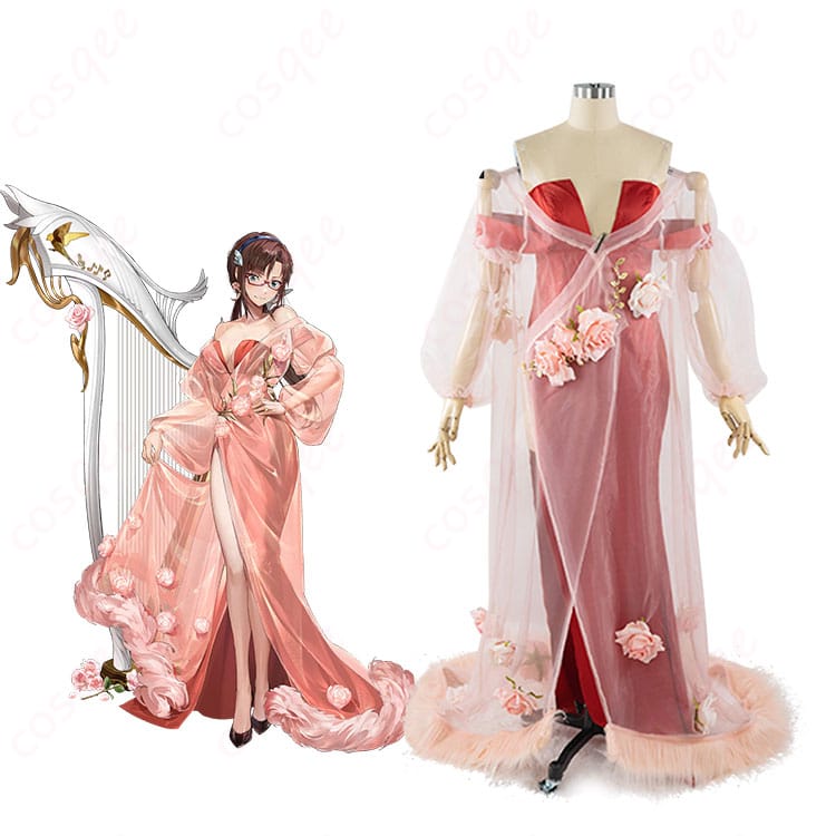 商品正面とキャラクターの融合画像|勝利の女神:NIKKE 真希波・マリ・イラストリアス コスプレ衣装の詳細な再現を確認!