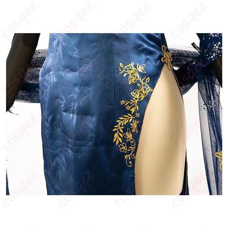 アズールレーン ニュージャージー 月下のレッツ・ダンス衣装 艶やかチャイナ風で映える一着 - 4枚目の画像