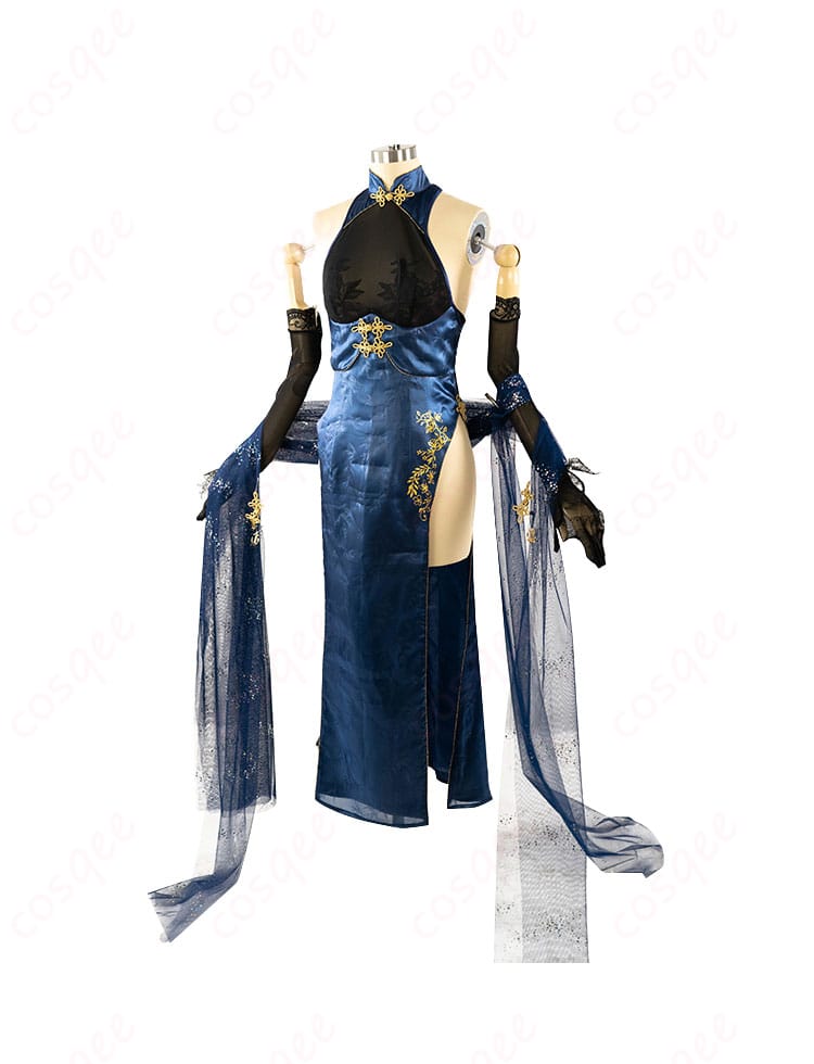 商品詳細画像 - 高再現度のアズールレーン ニュージャージー コスプレ衣装の全体デザインが見える