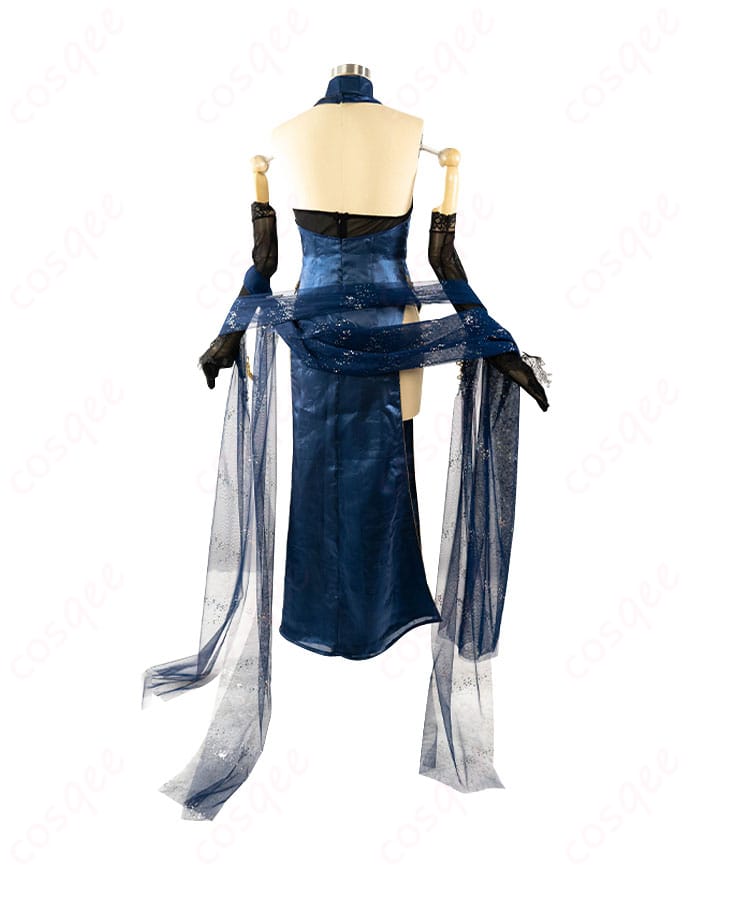 商品背面画像 - アズールレーン ニュージャージー コスプレ衣装の背面デザイン詳細