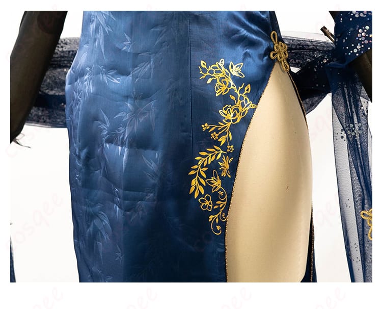 腰部分の装飾ディテール - コスプレ衣装の腰の部分に施された美しい装飾デザイン