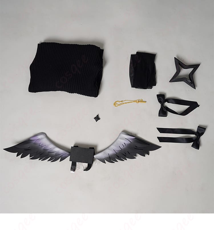 天音こなた・天音かなたの妹 コスプレ衣装のセット内容画像、トータルコーディネートが一目でわかる