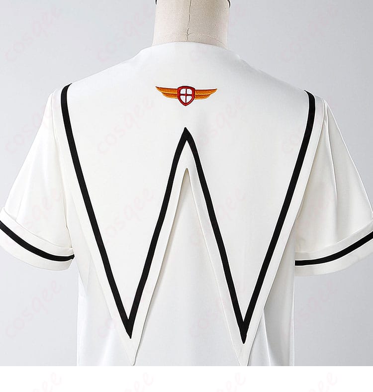 李小狼 コスプレ衣装の背面披肩装飾のディテール。細やかなデザインと高品質な仕上がり。