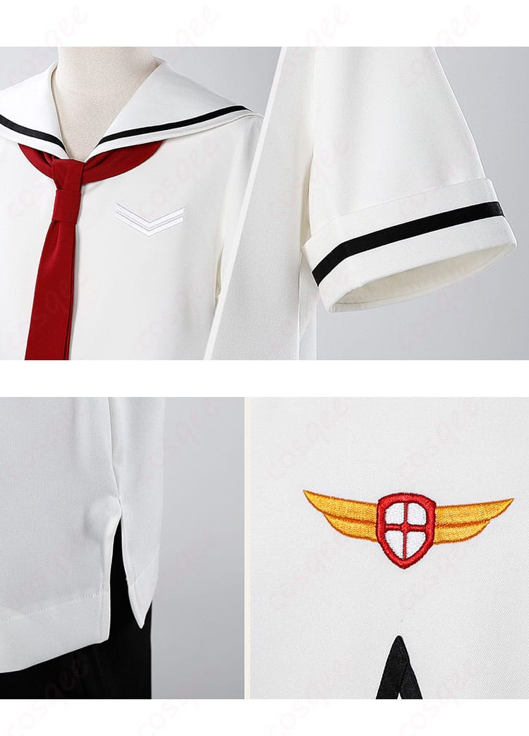 李小狼 コスプレ衣装の領巾、袖口、衣摆、図案装飾の詳細。細部にまでこだわり、リアルな再現を実現。