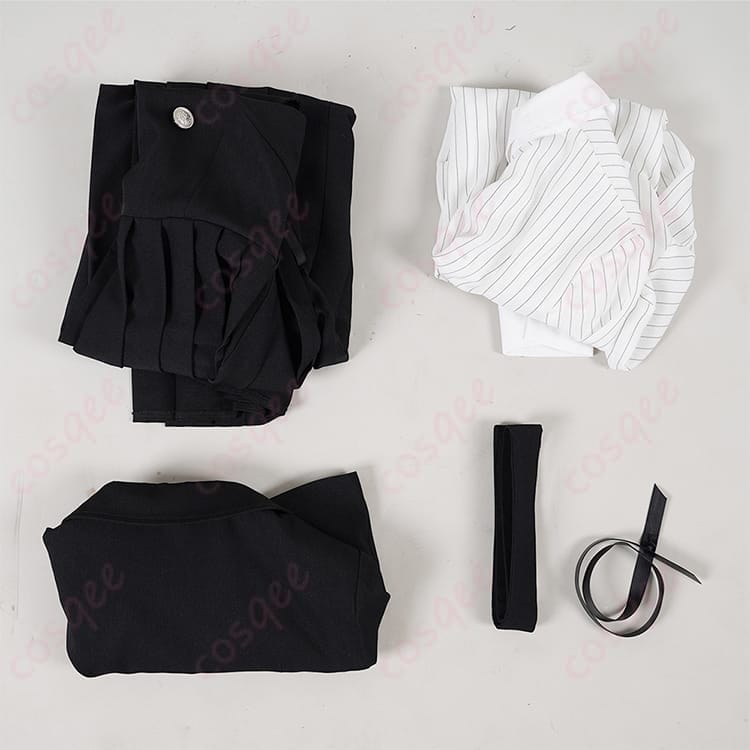 白矢環 シロの気品あるロック感を纏うコスプレ衣装｜精緻刺繍で写真映え、S〜XXL展開 - 6枚目の画像