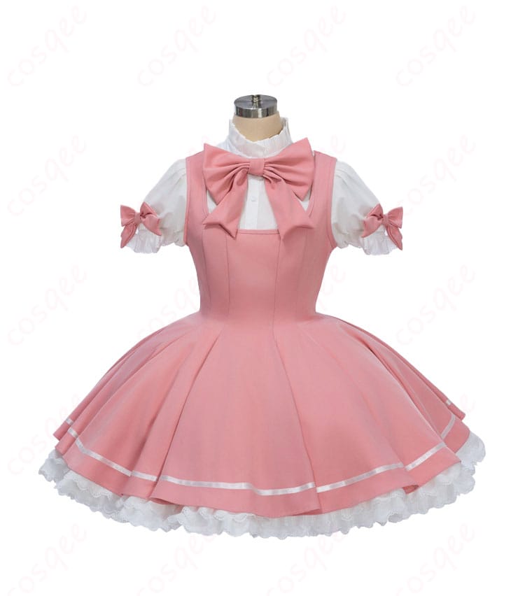 木之本桜 コスプレ衣装の正面。細部まで忠実に再現されたバトルコスチューム。