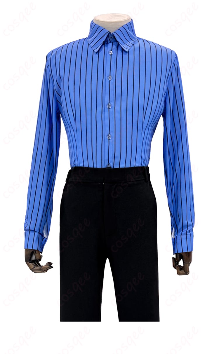 内搭シャツ正面ディテール サンジ コスプレ衣装 内搭シャツの正面ディテール