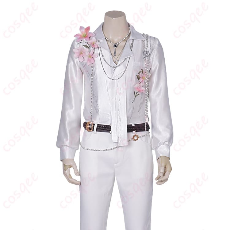 恋と深空 マヒル 想い乗せて浮く花 コスプレ衣装 儚さと上品さを纏う着やすい一着 - 1枚目の画像