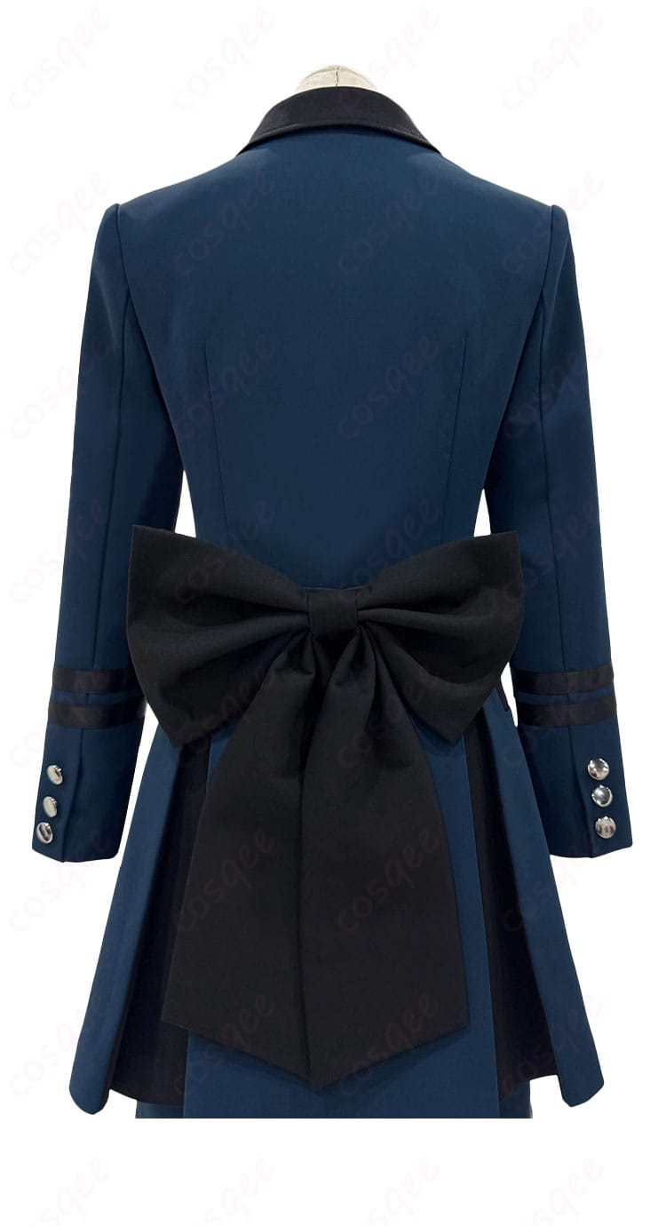 黒執事II シエル・ファントムハイヴ コスプレ衣装の背面の蝶結び装飾のディテール画像