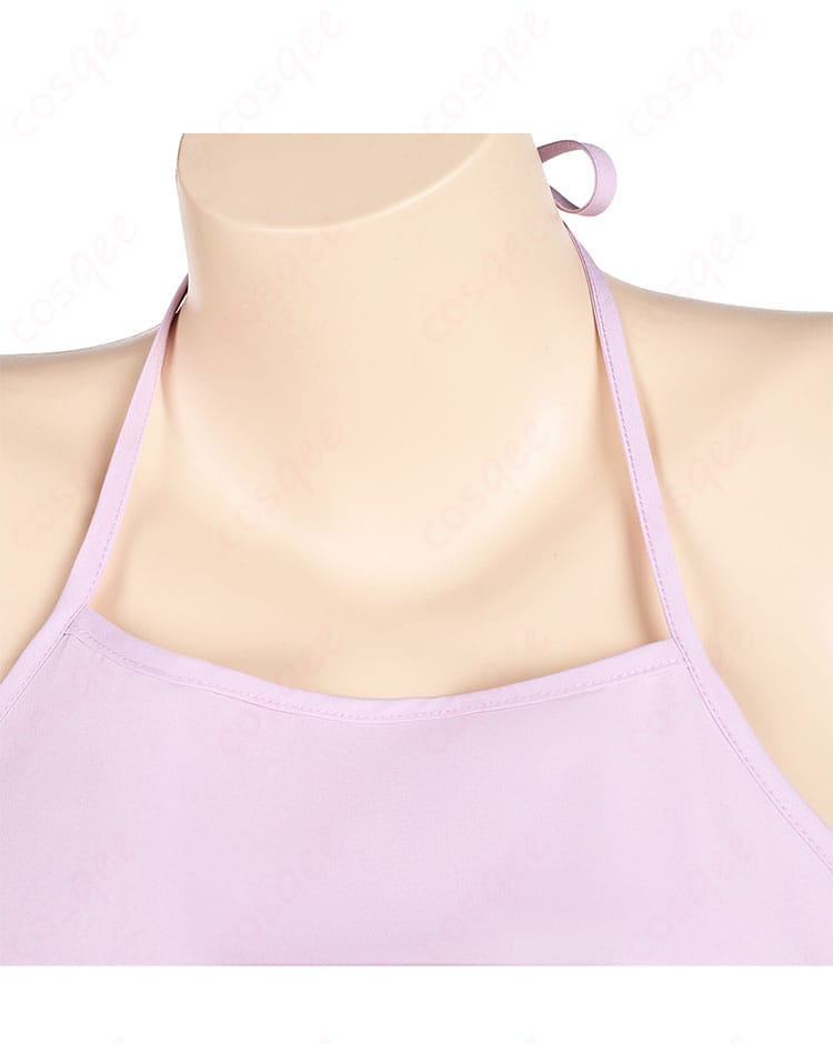 薬屋のひとりごと 滝壺 猫猫(マオマオ) コスプレ衣装 衣装の領口部分の装飾ディテール。精巧な刺繍が特徴。