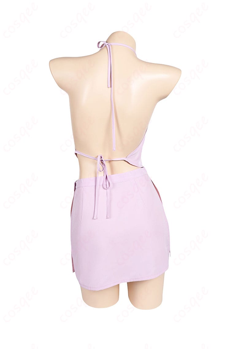 薬屋のひとりごと 滝壺 猫猫(マオマオ) コスプレ衣装 背面画像。背中のデザインとディテールがしっかり再現されている。