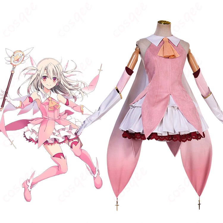 イリヤスフィール・フォン・アインツベルンのコスプレ衣装、Fate/kaleid liner プリズマ☆イリヤのキャラクターと一緒に。コスプレイベントに最適な一着です。