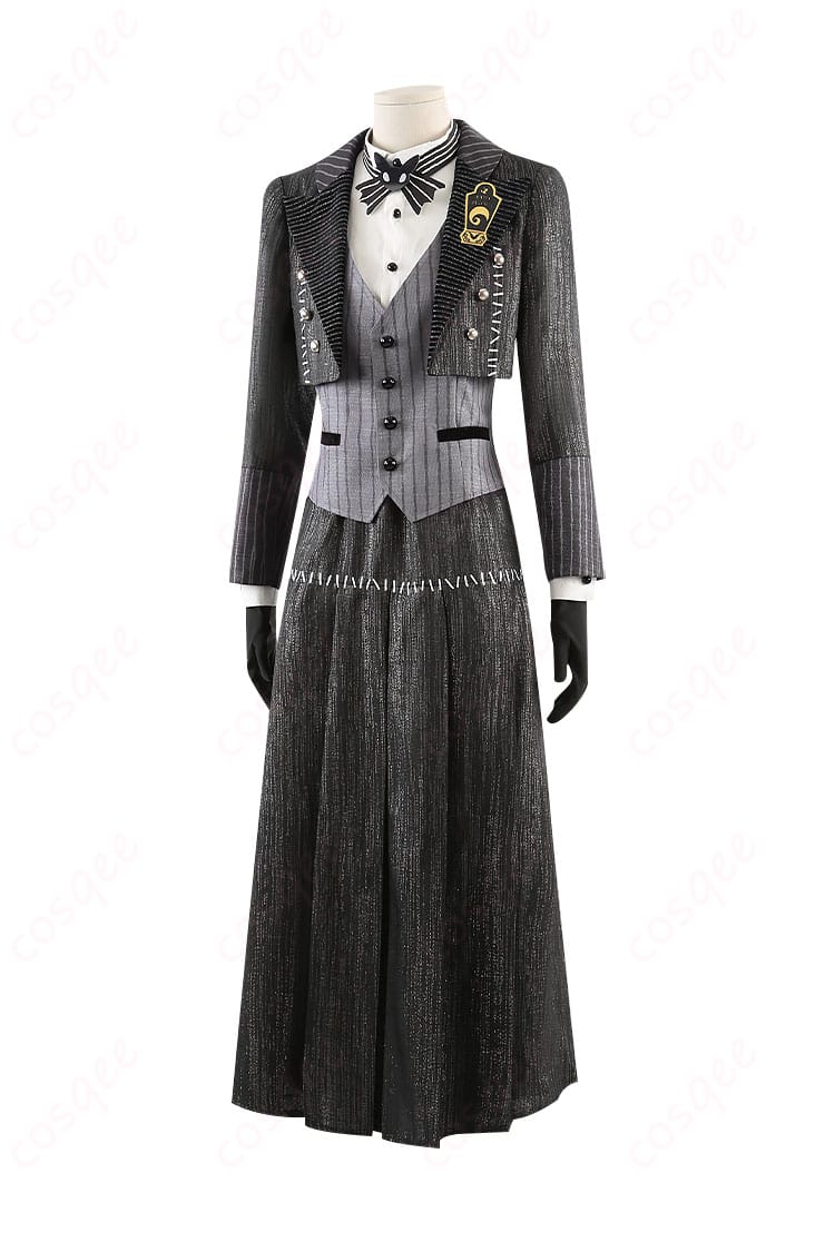商品左側のヴィル・シェーンハイトのコスプレ衣装。ツイステ コスプレ衣装のディテール。
