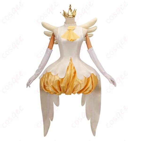 カードキャプターさくら 木之本桜の白×黄バトル衣装で、軽やかに映える一着