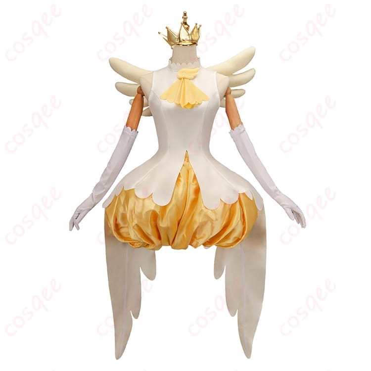 カードキャプターさくら 木之本桜の白×黄バトル衣装で、軽やかに映える一着 - 1枚目の画像