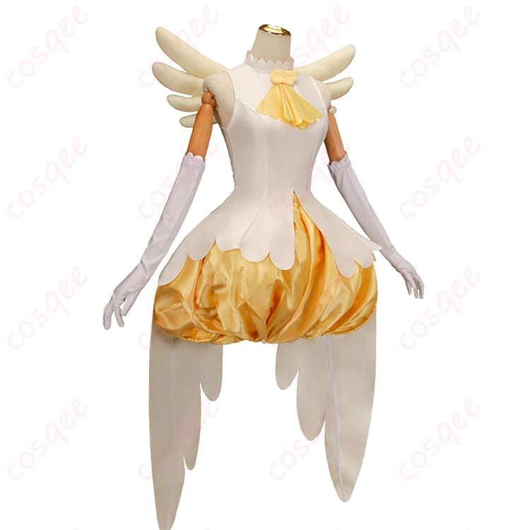 カードキャプターさくら 木之本桜の白×黄バトル衣装で、軽やかに映える一着 - 2枚目の画像